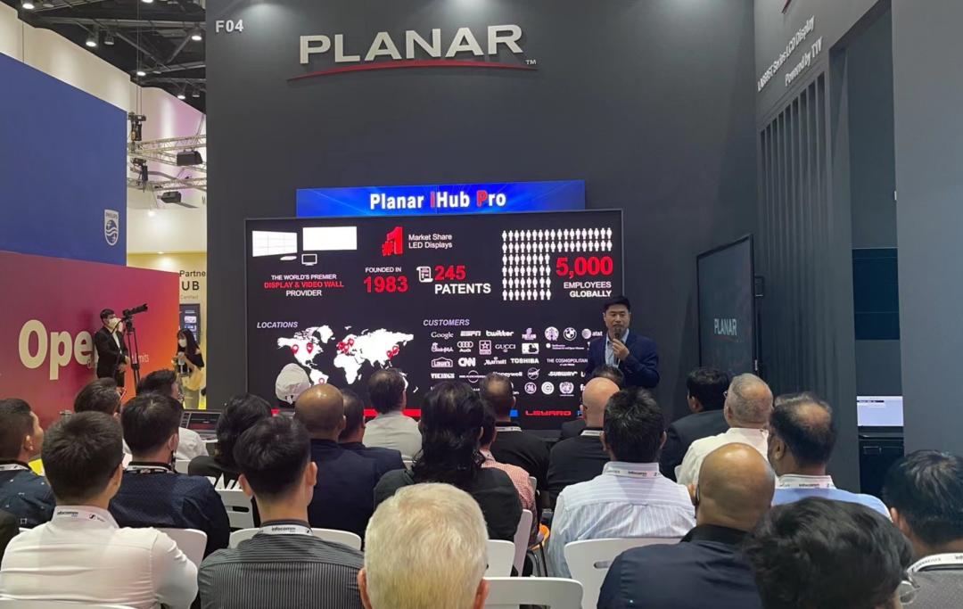 InfoComm Asia | 豪运国际welcomePlanar全球首发第四代Micro LED智能一体机