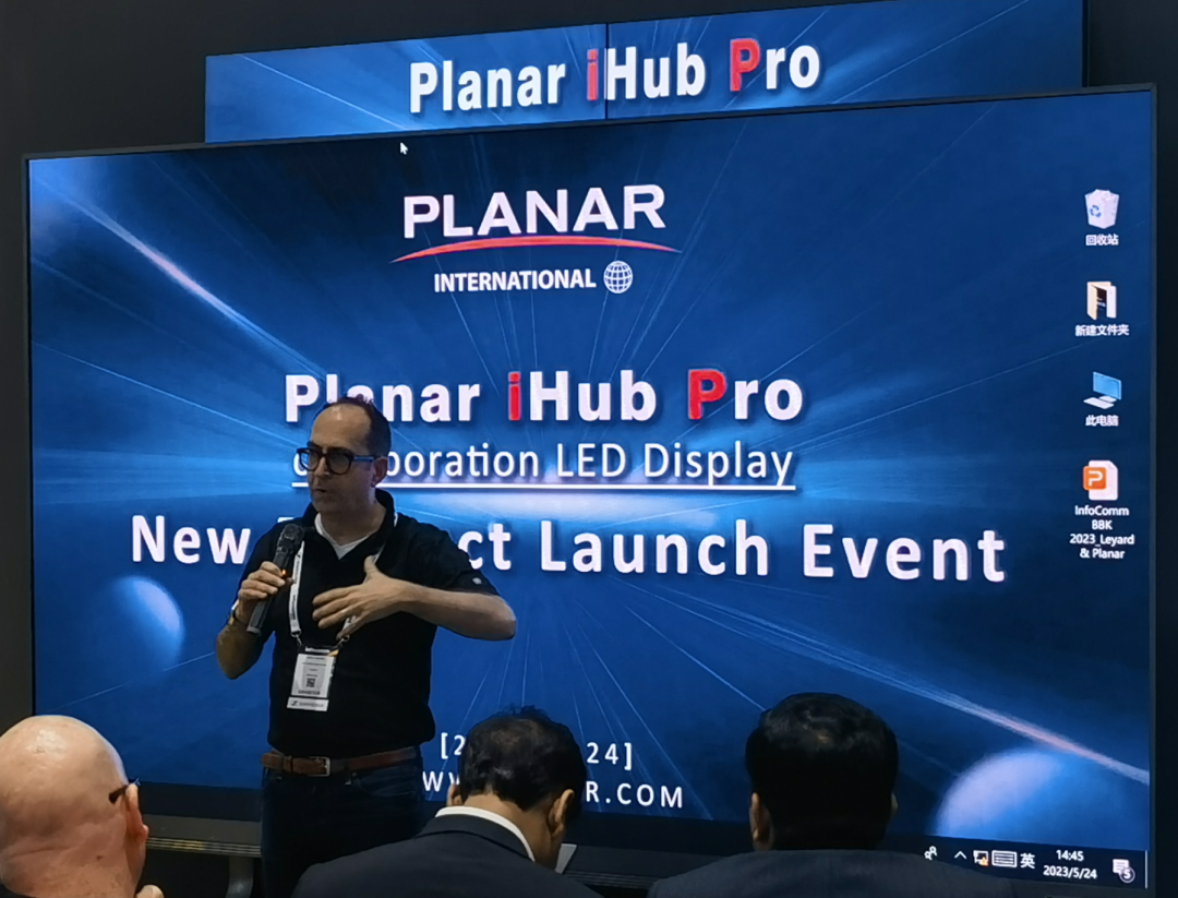 InfoComm Asia | 豪运国际welcomePlanar全球首发第四代Micro LED智能一体机