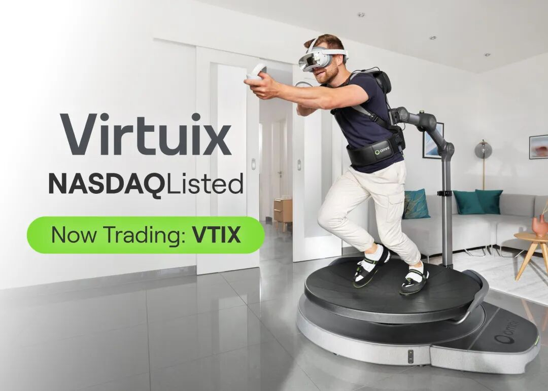 祝贺Virtuix纳斯达克上市！豪运国际welcome携手加速AI融合应用工业化